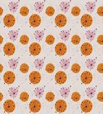 Pink Orange Spots Flowers
