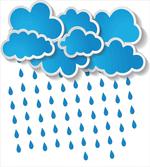 Puffy Clouds Rainy Day artwork