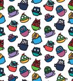 Funny Owl in Coffee Mug