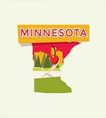 Colorful Doodle State Map