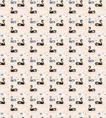 Black White Aquatic Bird