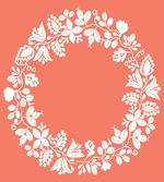 Monochrome Botany Wreath