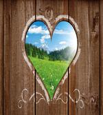 Farm House Chalk Heart artwork