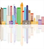 Panoramic Famous Landmark artwork