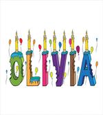 Letter Cake Girl Name