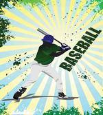 Grunge Baseball Pop Art