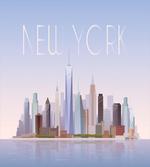 Pastel Tones Big Apple Skyline