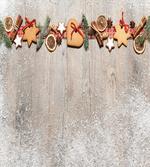 Christmas Themed on Wood
