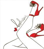 Fashion Lettering Legs
