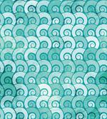 Swirled Spiral Sea Waves