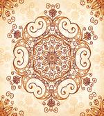 Abstract Damask Motif