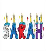Birthday Girl Name Design