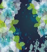 Grunge Abstract Flowers artwork