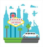 Cartoon Limo City Sign