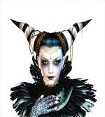 Gothic Lady Hair Horns