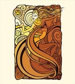 Woman with Sun