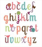 Girly Feminine Alphabet