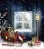 Cozy Cottage Snowy Window