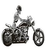 Crazy Halloween Motorbike