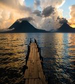 Wooden Pier on Lake