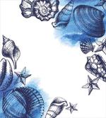 Sealife Sea Shells Sand