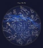 Antique Sky Map