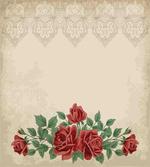 Vintage Love Red Roses