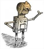 Sketchy Futuristic Robot