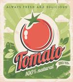 Vintage Tomato Poster artwork