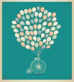 Retro Bike with Baloons