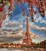 Eiffel Tower with Boat