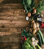 Vegetable Rustic Table