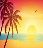 Vivid Sunrise at Fantasy Beach