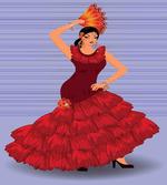 Dance Pose Spanish Lady