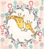 Cartoon Mom and Kid artwork