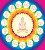 Yogi Lotus Posture Poses artwork