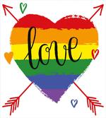 Heart Arrows Love Doodle