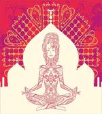 Mandala Meditation Girl