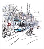 Amsterdam Cityscape