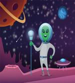 Cosmic Space Funny Character