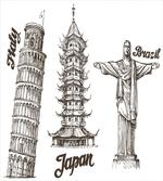 Japanese Style Building View