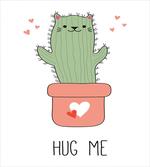 Funny Cactus Shape as Cat