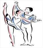 Dancer Partners Performing