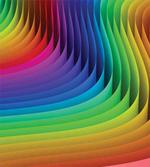 Color Wave Curls Art