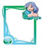 Cartoon Frame Girl artwork