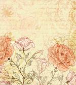 Grunge Retro Flowers artwork