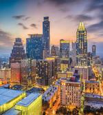 Urban Outdoor Scene at Dusk
