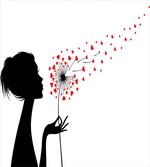 Woman with Dandelion