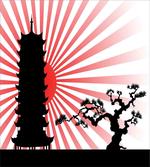 Shinto Building and Tree