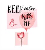 Kiss Me Pastel Pink